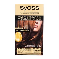 Barva na vlasy Syoss Oleo Intense Permanent Oil Color 50 ml 6-76 Warm Copper poškozená krabička