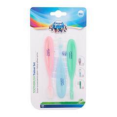 Klasický zubní kartáček Canpol babies Baby Toothbrush Trainer Set 1 ks Kazeta