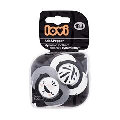 Dudlík LOVI Salt&Pepper Dynamic Soother 18m+ 2 ks