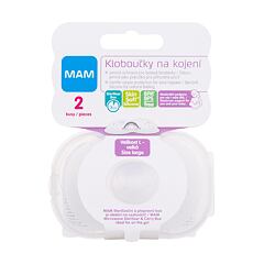 Vložky do podprsenky MAM Nipple Shields L 2 ks