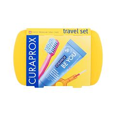 Klasický zubní kartáček Curaprox Travel Set Yellow 1 ks