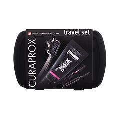 Klasický zubní kartáček Curaprox Black Is White Travel Set 1 ks