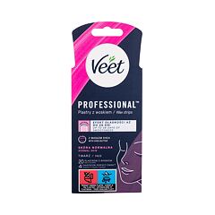Depilační přípravek Veet Professional Wax Strips Face Normal Skin 20 ks