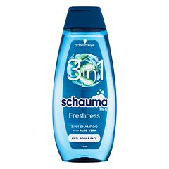 Šampon Schwarzkopf Schauma Men Freshness 3in1 400 ml