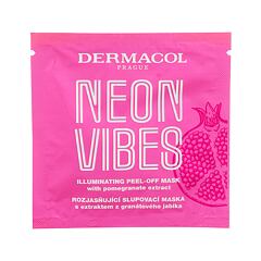 Pleťová maska Dermacol Neon Vibes Illuminating Peel-Off Mask 8 ml