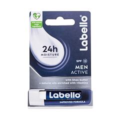 Balzám na rty Labello Men Active 24h Moisture Lip Balm SPF15 4,8 g
