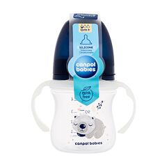 Kojenecká lahev Canpol babies Sleepy Koala Easy Start Anti-Colic Bottle Blue 0m+ 120 ml