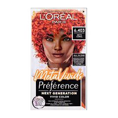 Barva na vlasy L'Oréal Paris Préférence Meta Vivids 75 ml 6.403 Meta Coral