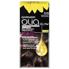 Barva na vlasy Garnier Olia Permanent Hair Color Glow 50 g 5.12 Brown Rainbow