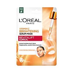 Pleťová maska L'Oréal Paris Revitalift Clinical Vitamin C Brightening Serum-Mask 26 g