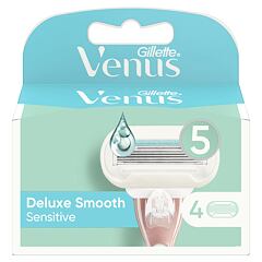 Náhradní břit Gillette Venus Deluxe Smooth Sensitive 4 ks