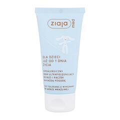 Denní pleťový krém Ziaja Med Kids Hypoallergenic Ultra Soothing Face and Hand Cream 50 ml