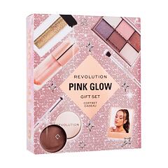 Oční stín Makeup Revolution London Pink Glow Gift Set 4,2 g Kazeta