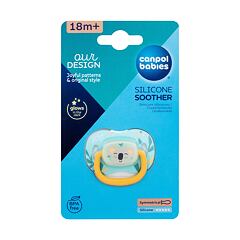 Dudlík Canpol babies Exotic Animals Silicone Soother Koala 18m+ 1 ks poškozený obal