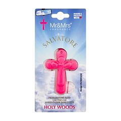 Vůně do auta Mr&Mrs Fragrance Salvatore Holy Woods Fuchsia 1 ks