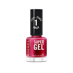 Lak na nehty Rimmel London Super Gel STEP1 12 ml 014 Pink To The Berry