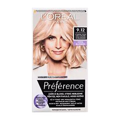 Barva na vlasy L'Oréal Paris Préférence Cool Blondes 60 ml 9.12 poškozená krabička