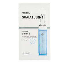 Pleťová maska Missha Mascure Sheet Mask Guaiazulene 28 ml