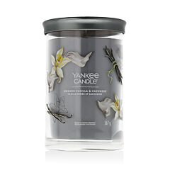 Vonná svíčka Yankee Candle Signature Smoked Vanilla & Cashmere Tumbler 567 g