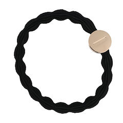 Gumička na vlasy By Eloise London Letter Charms Gold I 1 ks Black