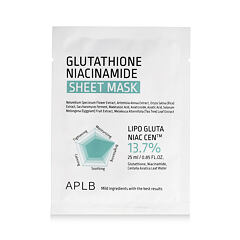 Pleťová maska APLB Glutathione Niacinamide Sheet Mask 25 ml