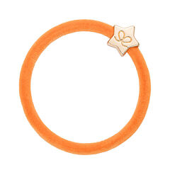 Gumička na vlasy By Eloise London Velvet Gold Star 1 ks Clementine Orange