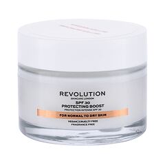 Denní pleťový krém Revolution Skincare Moisture Cream Normal to Dry Skin SPF30 50 ml