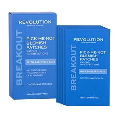 Pleťová maska Revolution Skincare Breakout Pick-Me-Not Blemish Patches With Salicylic Acid 60 ks