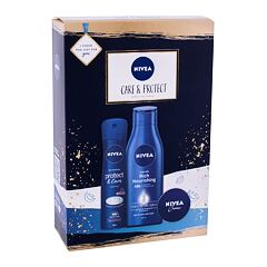 Tělové mléko Nivea Care & Protect 250 ml poškozená krabička Kazeta