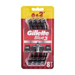 Holicí strojek Gillette Blue3 Red 8 ks