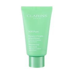 Pleťová maska Clarins SOS Pure 75 ml poškozená krabička