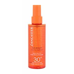 Opalovací přípravek na tělo Lancaster Sun Beauty Satin Dry Oil SPF30 150 ml