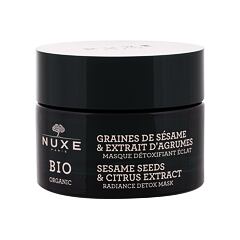 Pleťová maska NUXE Bio Organic Sesame Seeds & Citrus Extract Radiance Detox Mask 50 ml