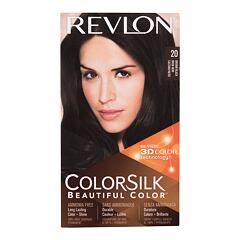 Barva na vlasy Revlon Colorsilk Beautiful Color 59,1 ml 20 Brown Black