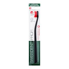 Klasický zubní kartáček Swissdent Profi Colours Soft Medium 1 ks Black&Red