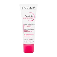 Denní pleťový krém BIODERMA Sensibio Defensive Rich Active Soothing Cream 40 ml