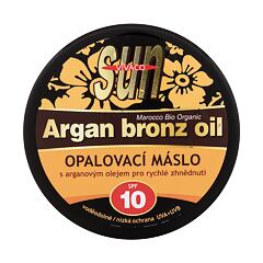 Opalovací přípravek na tělo Vivaco Sun Argan Bronz Oil Suntan Butter SPF10 200 ml