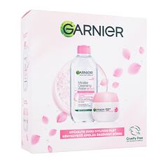 Denní pleťový krém Garnier Skin Naturals Rose Cream Gift Set 50 ml Kazeta
