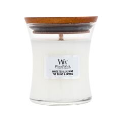 Vonná svíčka WoodWick White Tea & Jasmine 85 g