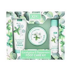 Krém na nohy Xpel Eucalyptus & Peppermint Foot Care Kit 100 ml Kazeta