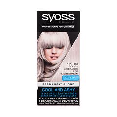 Barva na vlasy Syoss Permanent Coloration Permanent Blond 50 ml 10-55 Ultra Platinum Blond
