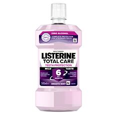 Ústní voda Listerine Total Care Teeth Protection Mild Taste Mouthwash 6 in 1 500 ml