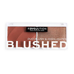 Konturovací paletka Revolution Relove Colour Play Blushed Duo Blush & Highlighter 5,8 g Baby