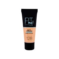 Make-up Maybelline Fit Me! Matte + Poreless 30 ml 128 Warm Nude poškozený obal