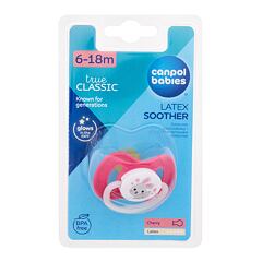 Dudlík Canpol babies Bunny & Company Latex Soother Pink 6-18m 1 ks