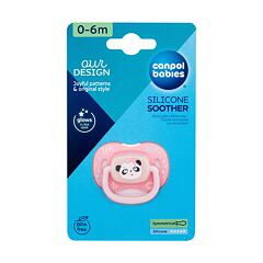 Dudlík Canpol babies Exotic Animals Silicone Soother Panda 0-6m 1 ks