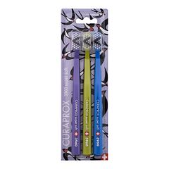 Klasický zubní kartáček Curaprox 3960 Super Soft Trio Swallow Edition 1 balení