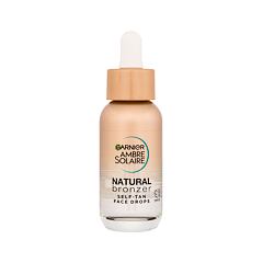 Samoopalovací přípravek Garnier Ambre Solaire Natural Bronzer Self-Tan Face Drops 30 ml poškozená krabička