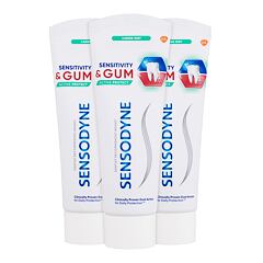 Zubní pasta Sensodyne Sensitivity & Gum Caring Mint Trio 3x75 ml