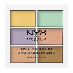 Konturovací paletka NYX Professional Makeup Color Correcting Concealer 9 g Multicolor